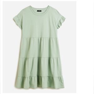 J. Crew Tiered dress in broken-in jersey